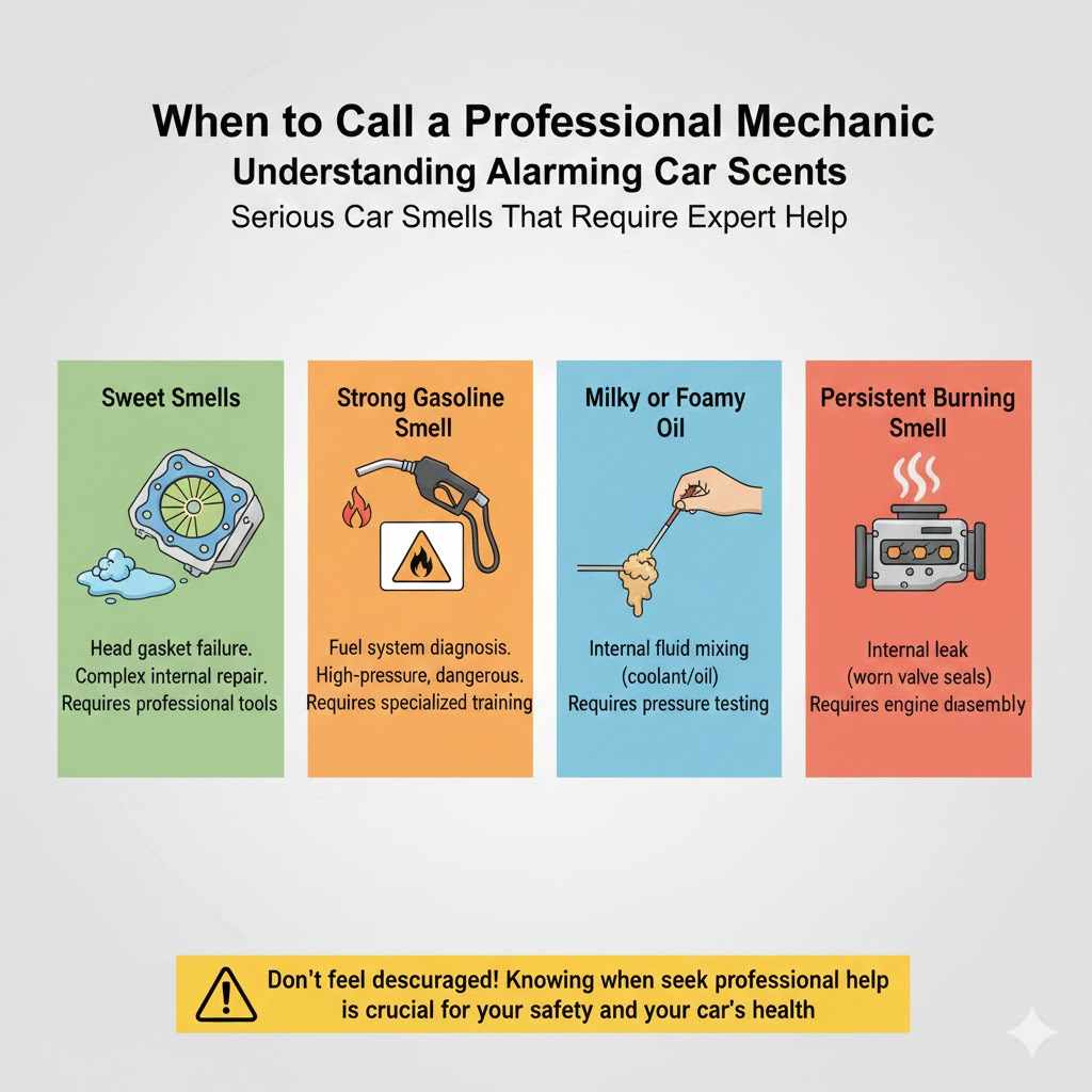 When to Call a Professional Mechanic

