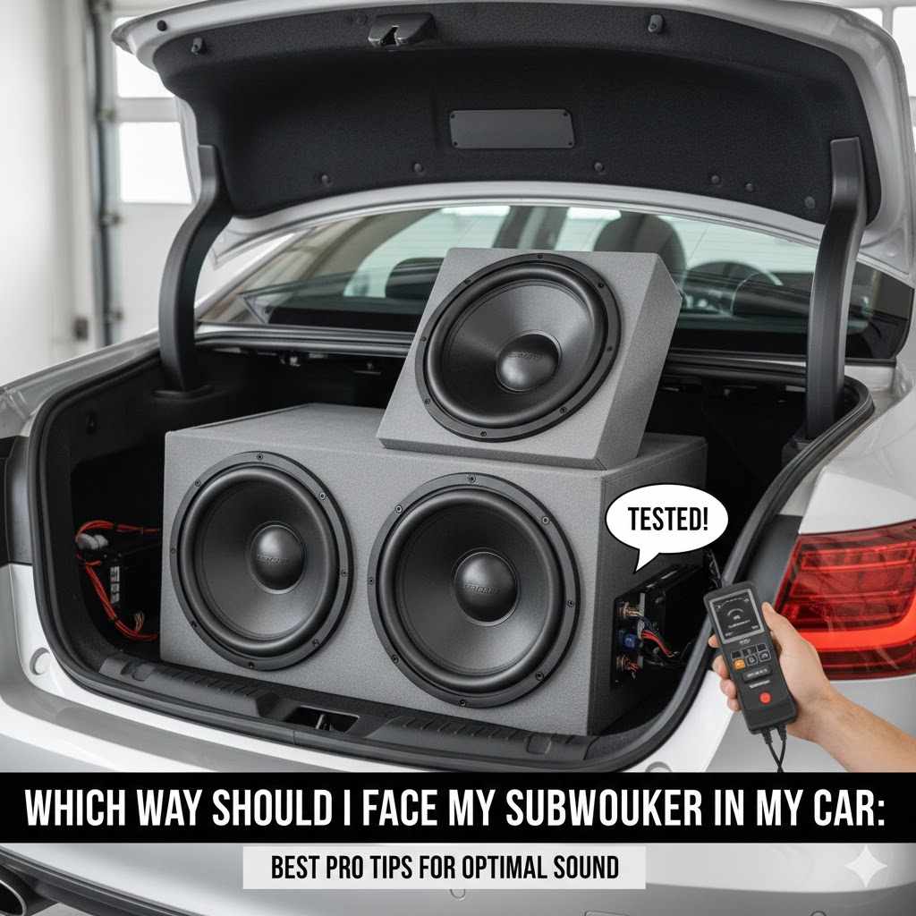 Which Way Should I Face My Subwoofer In My Car
