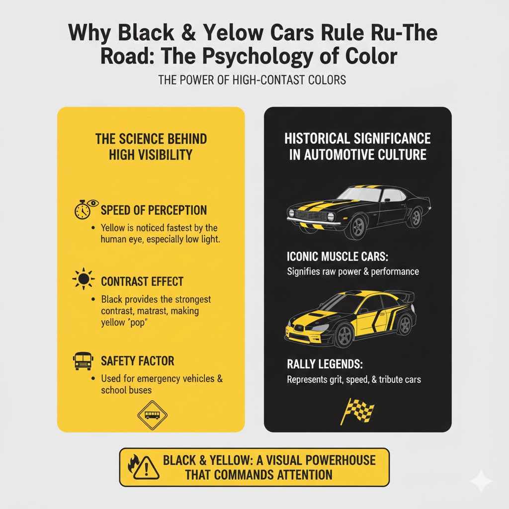 Why Black and Yellow Cars Rule the Road