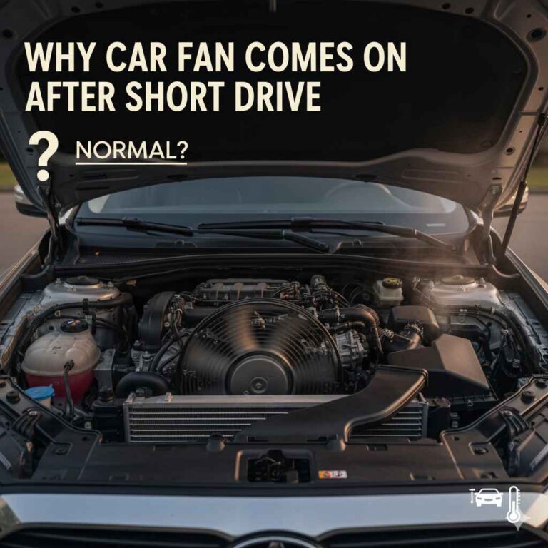 Why Car Fan Comes On After Short Drive