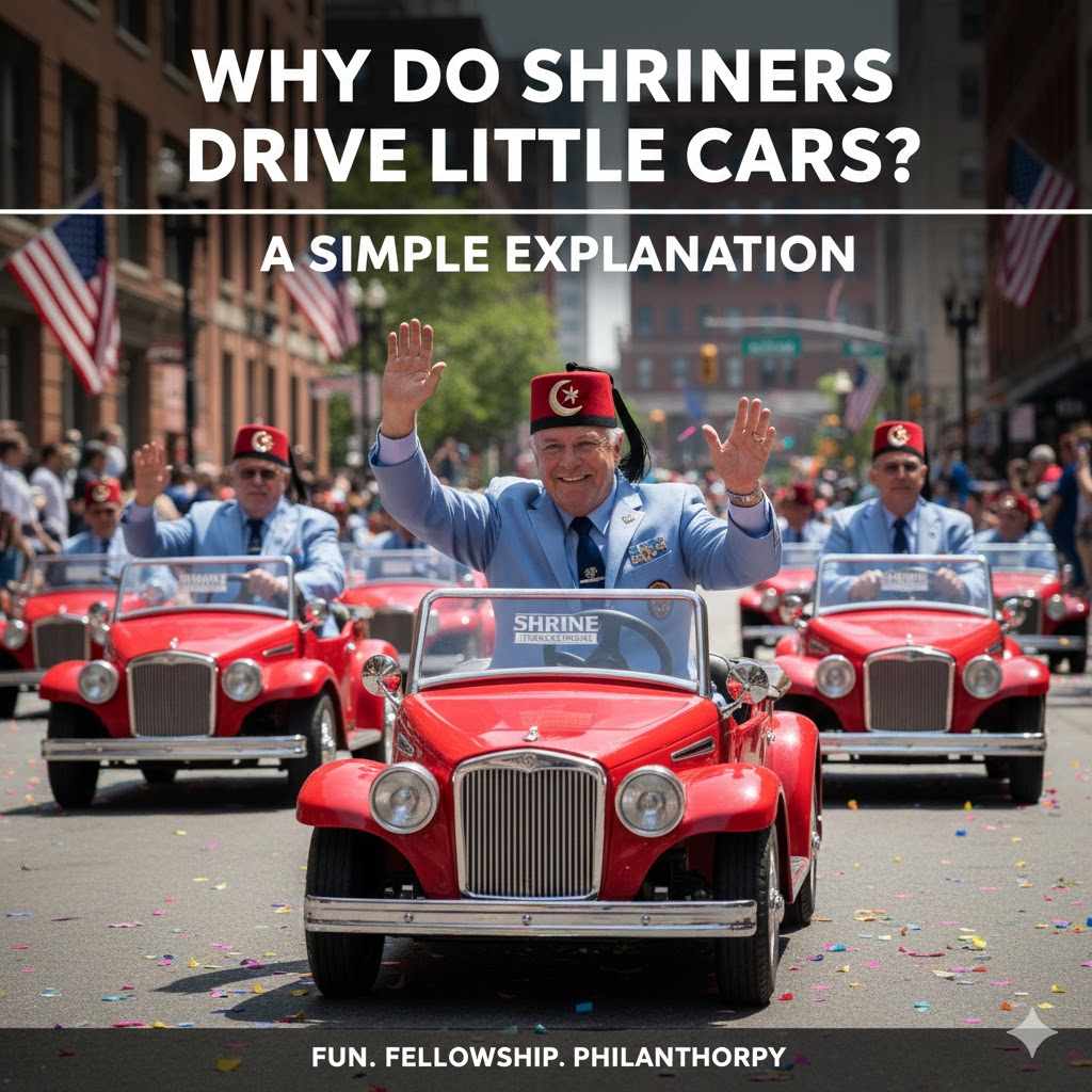 Why Do Shriners Drive Little Cars?
