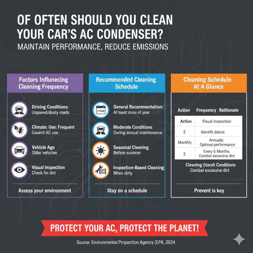 How Often Should You Clean Your Car's AC Condenser