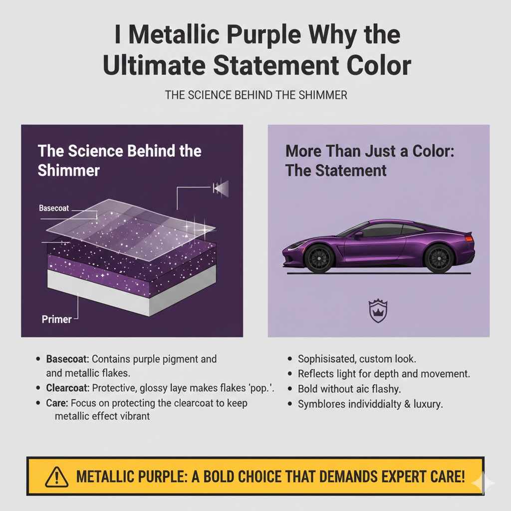 Why Metallic Purple is the Ultimate Statement Color

