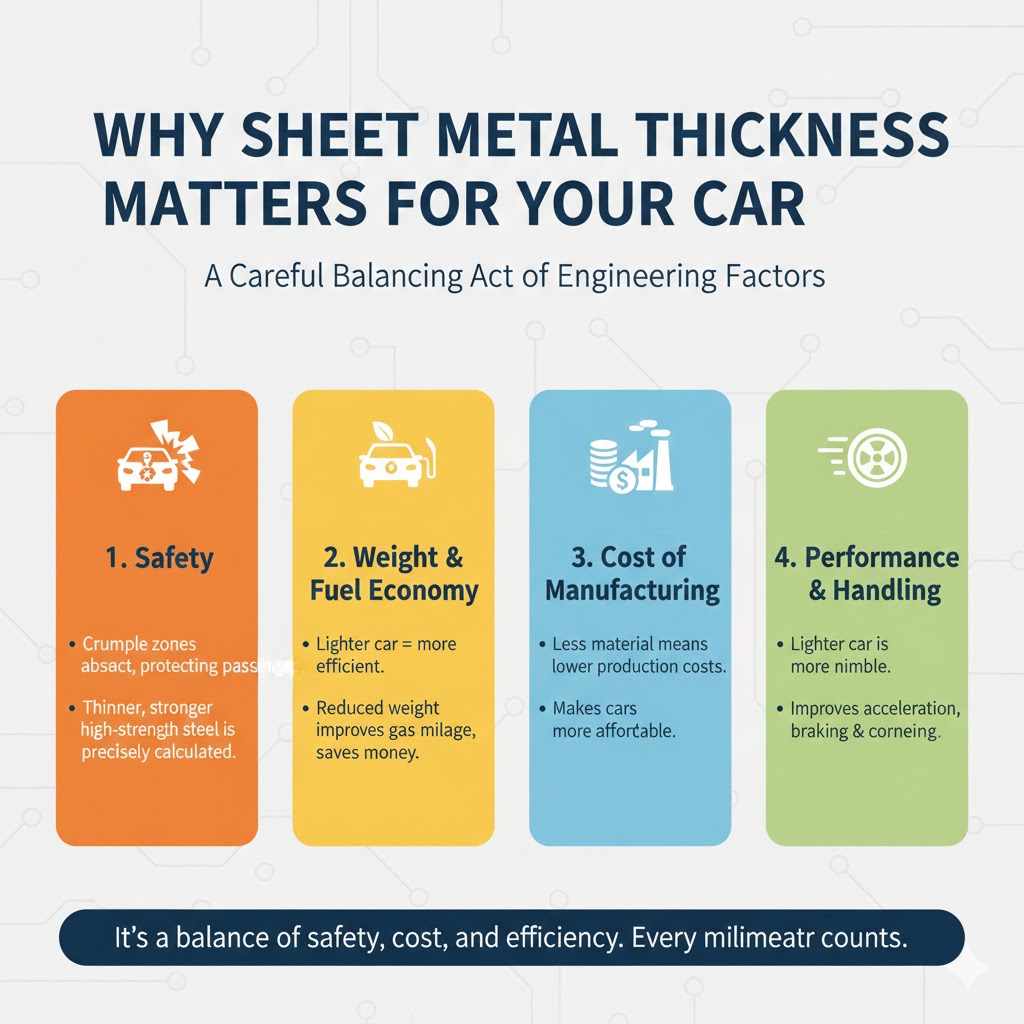 Why Sheet Metal Thickness Matters for Your Car
