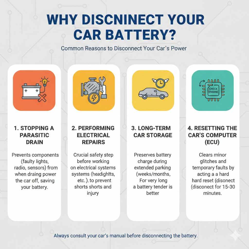 Why Would You Need to Disconnect Your Car Battery