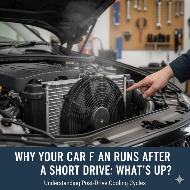 Why Your Car Fan Runs After a Short Drive