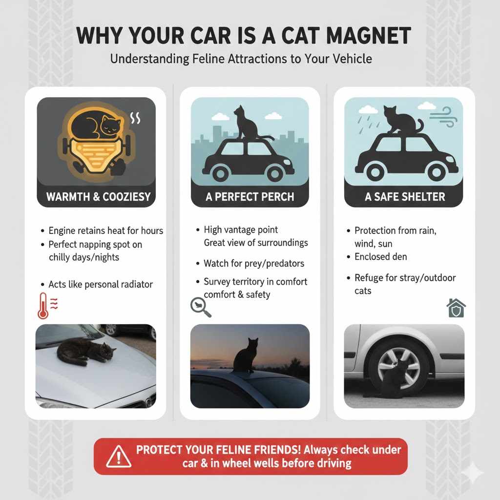 Why Your Car is a Cat Magnet