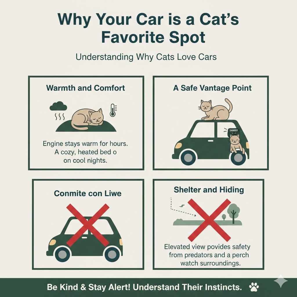 Why Your Car is a Cat's Favorite Spot