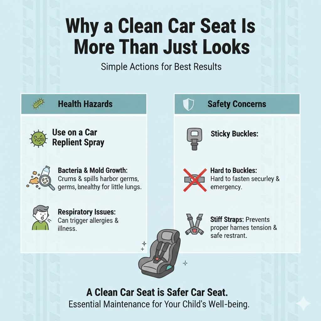 Why a Clean Car Seat Is More Than Just Looks
