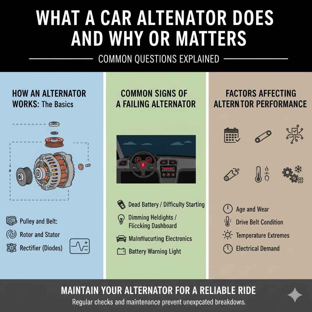 What a Car Alternator Does and Why It Matters