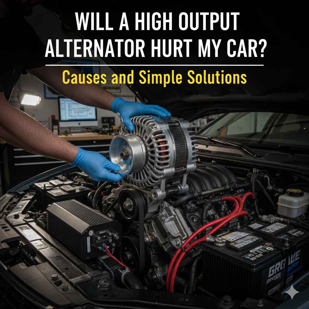 Will a High Output Alternator Hurt My Car