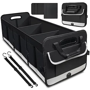 AOPHY 95L large capacity cargo organizer with straps for SUV trunk
