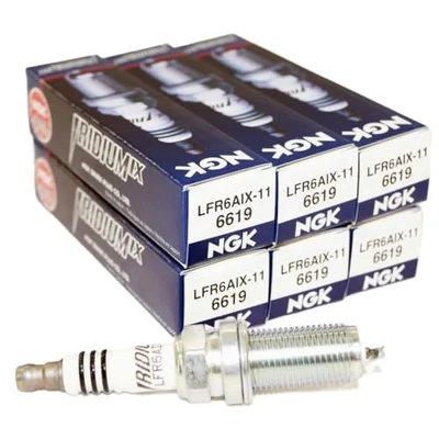 NGK iridium spark plugs six pack