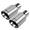 Stainless steel exhaust tip pair
