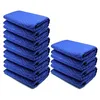 SKULL PIVOT- 80 x 72 in Blue Quilted Moving Blankets, 9-Pack Furniture Pads for Moving, Storage, Shi