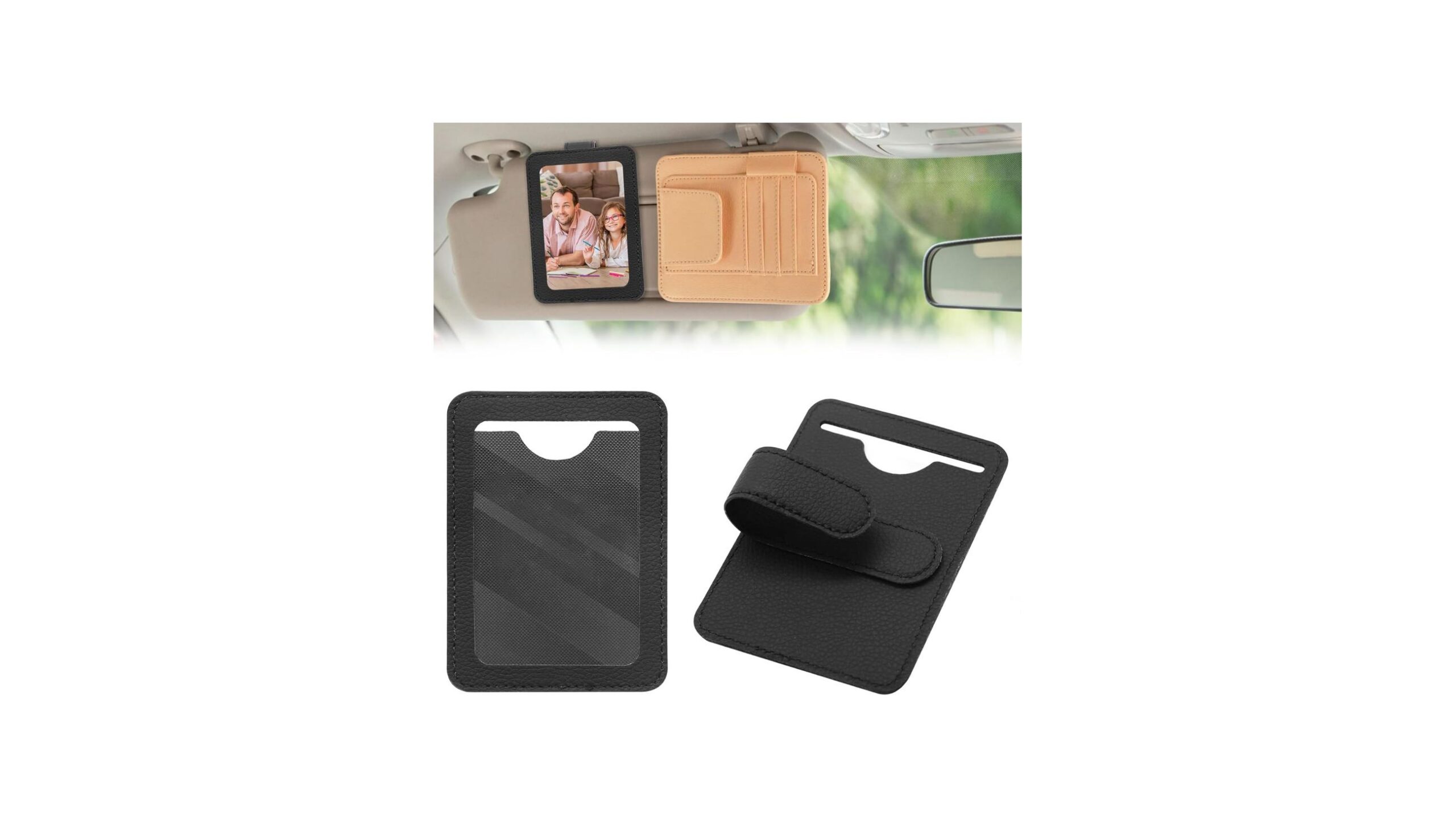 2Pcs Car Picture Frame Visor Cli: Clear & Practical Overview