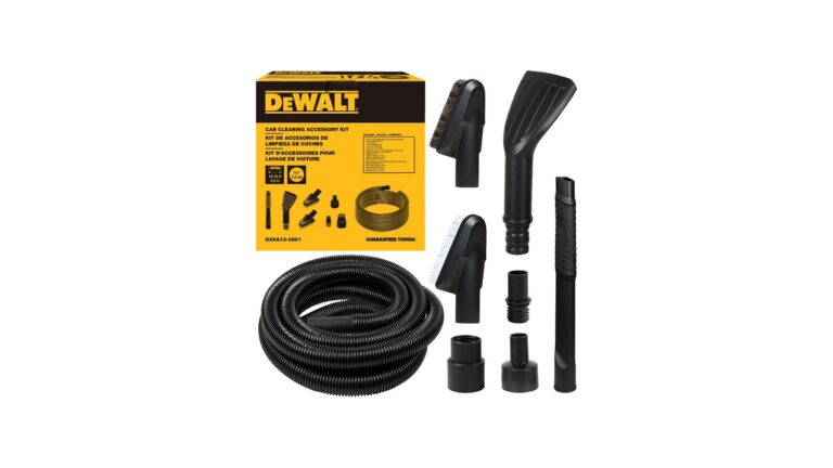 DEWALT 8-Piece Car Detailing Vacuum Hose Kit Review