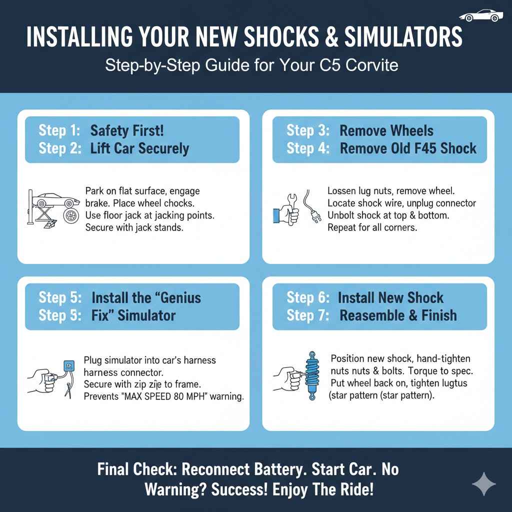  Installing Your New Shocks and Simulators