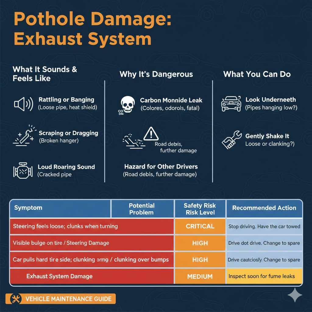 A Damaged Exhaust System
