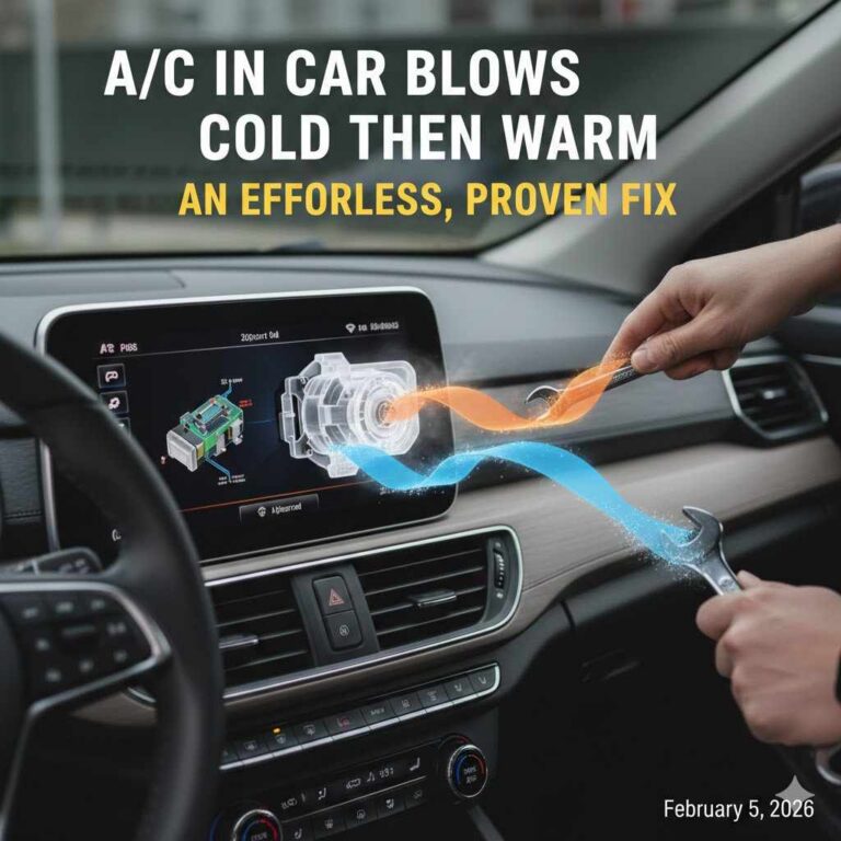 AC in Car Blows Cold Then Warm
