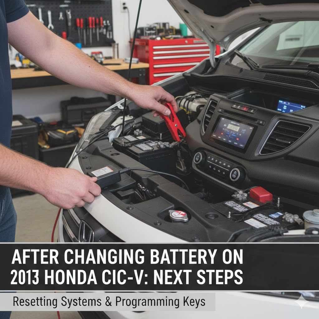 After Changing Battery on 2013 Honda CR-V Next Steps
