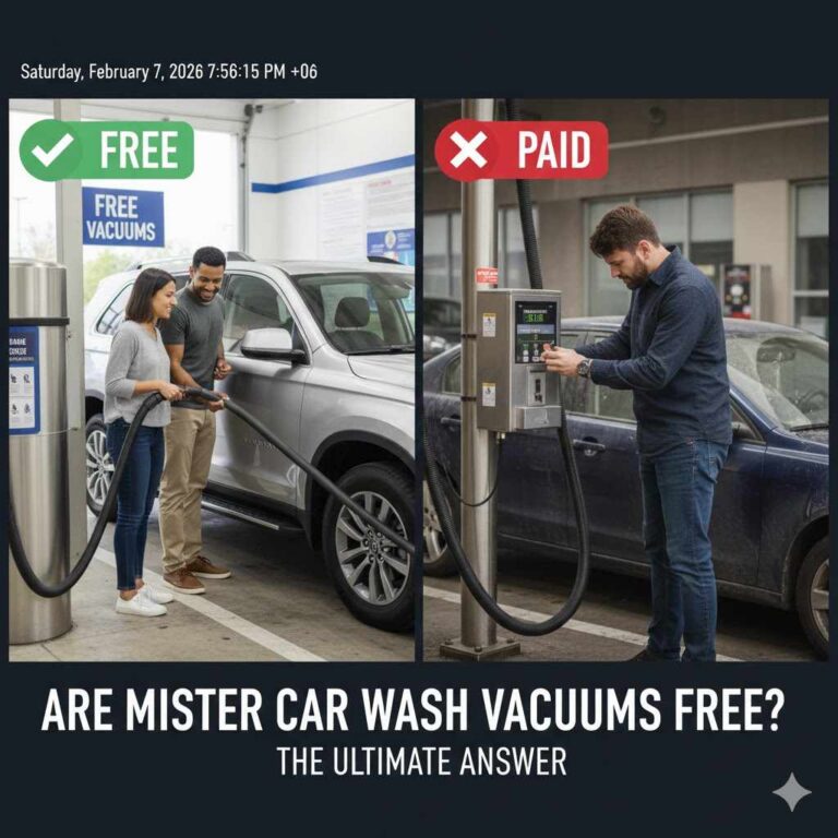 Are Mister Car Wash Vacuums Free