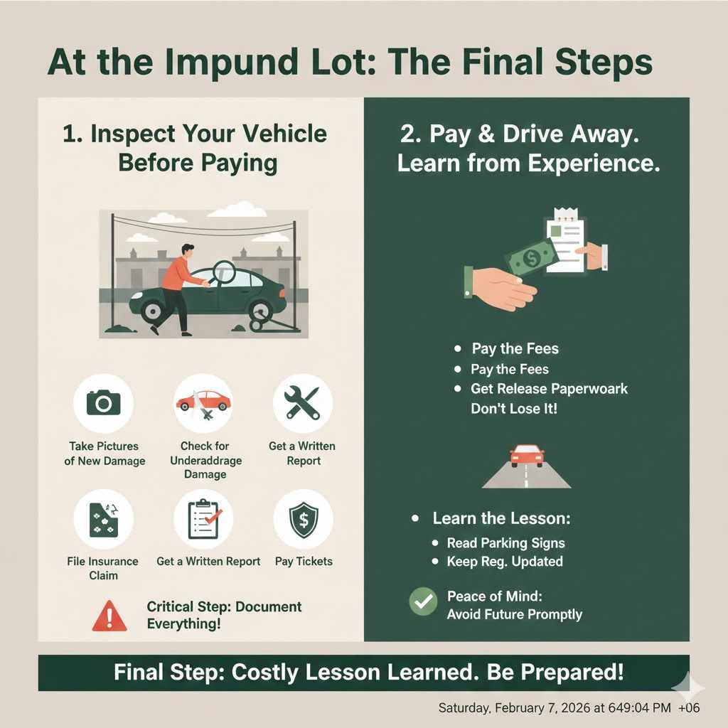 At the Impound Lot - The Final Steps