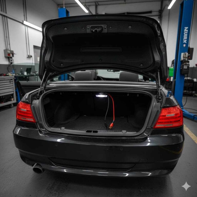 BMW 320d Convertible Open Boot No Battery