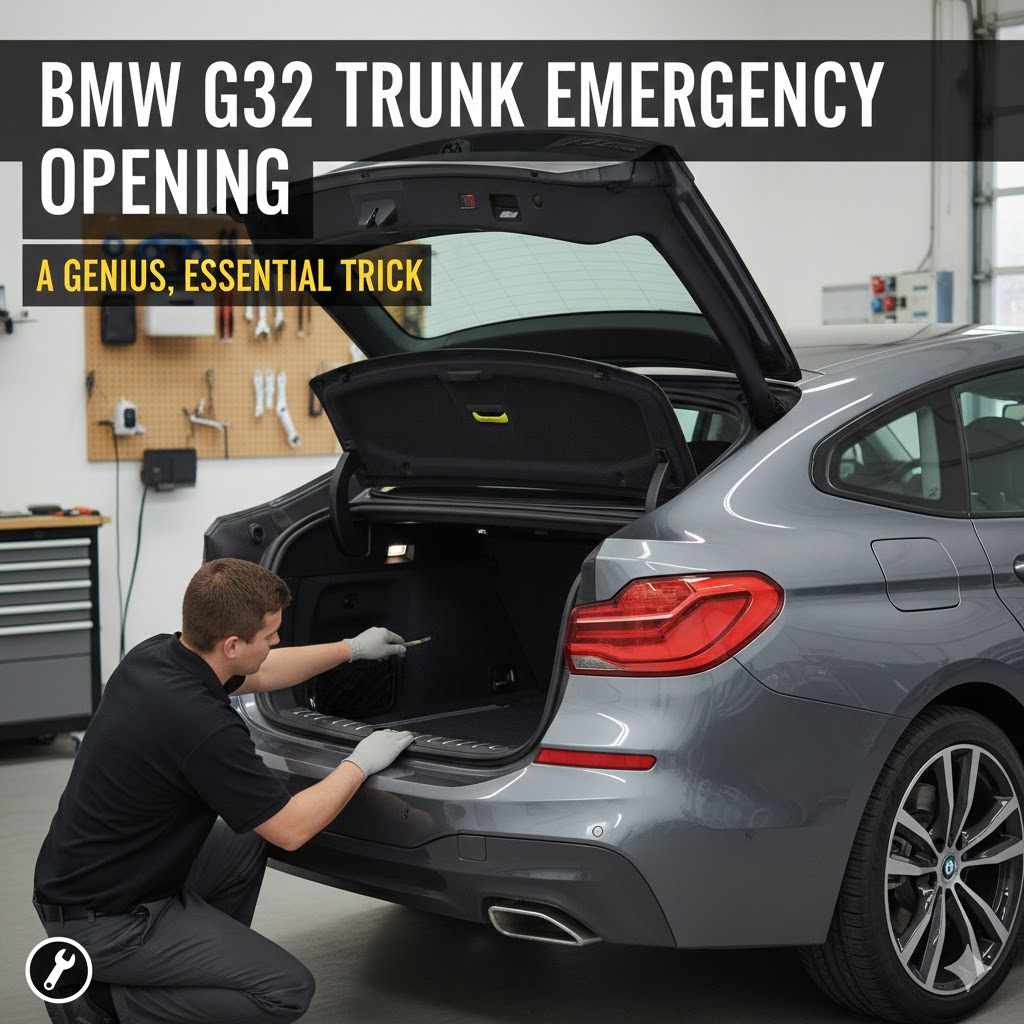 BMW G32 Trunk Emergency Opening