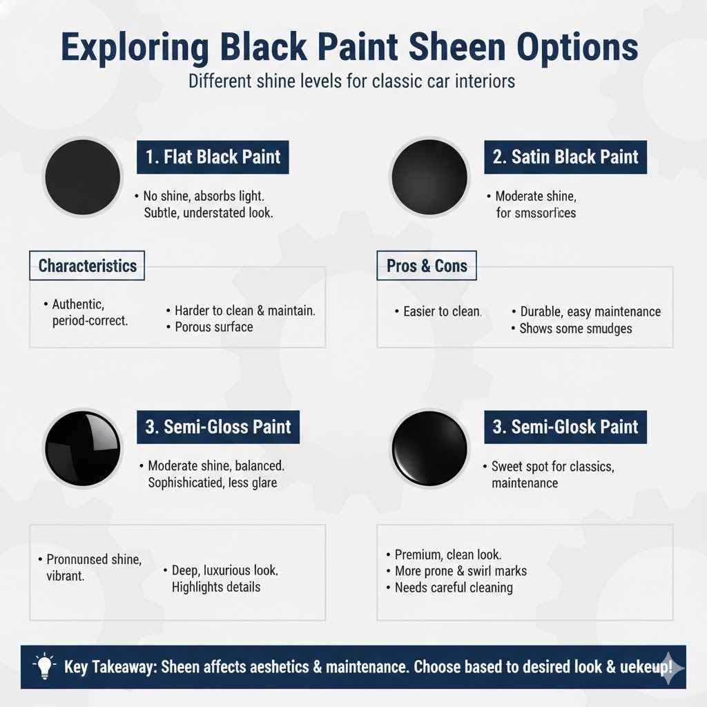 Exploring Black Paint Sheen Options