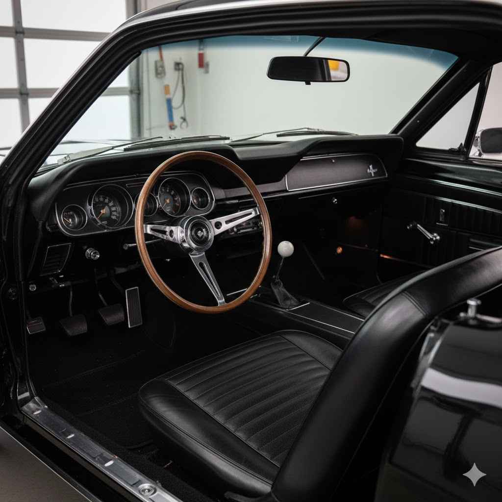 Best Black Paint Sheen for Classic Car Interiors