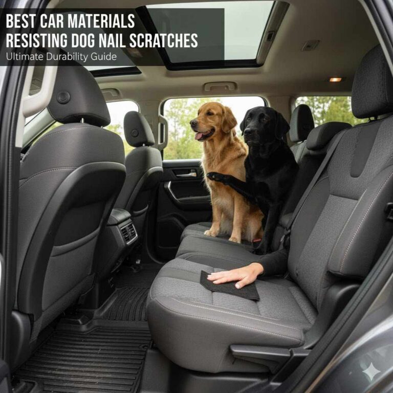 Best Car Materials Resisting Dog Nail Scratches