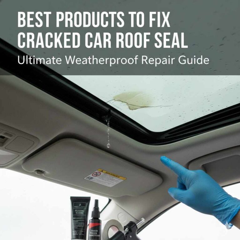 Best Products To Fix Cracked Car Roof Seal