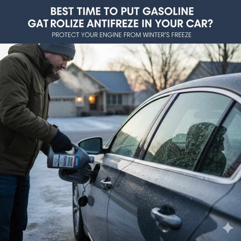 Best Time to Put Gasoline Antifreeze in Your Car