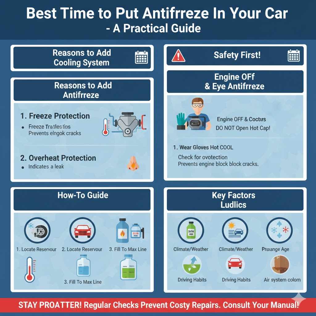 Best Time to Put Gasoline Antifreeze in Your Car - A Practical Guide
