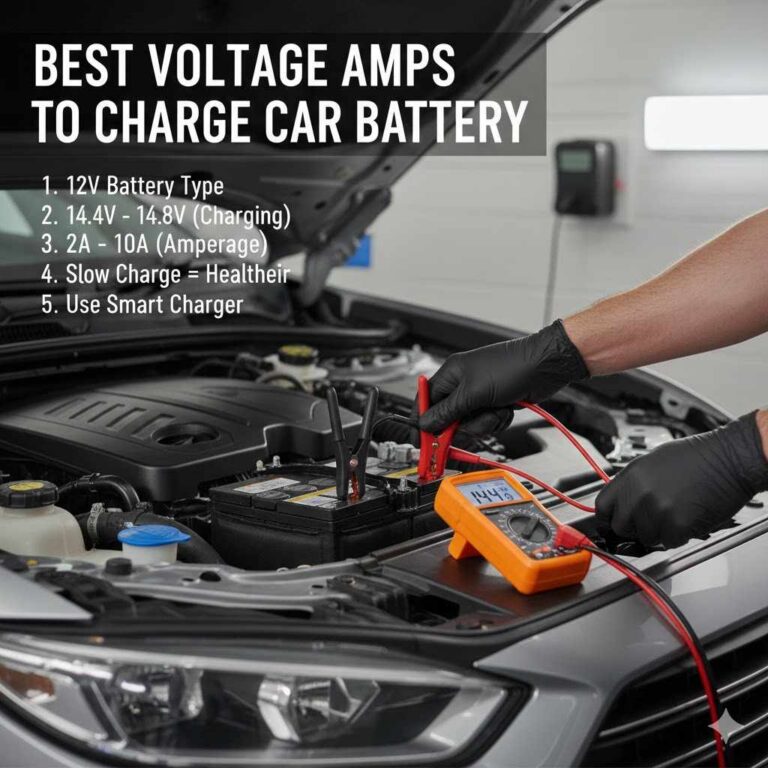 Best Voltage Amps to Charge Car Battery