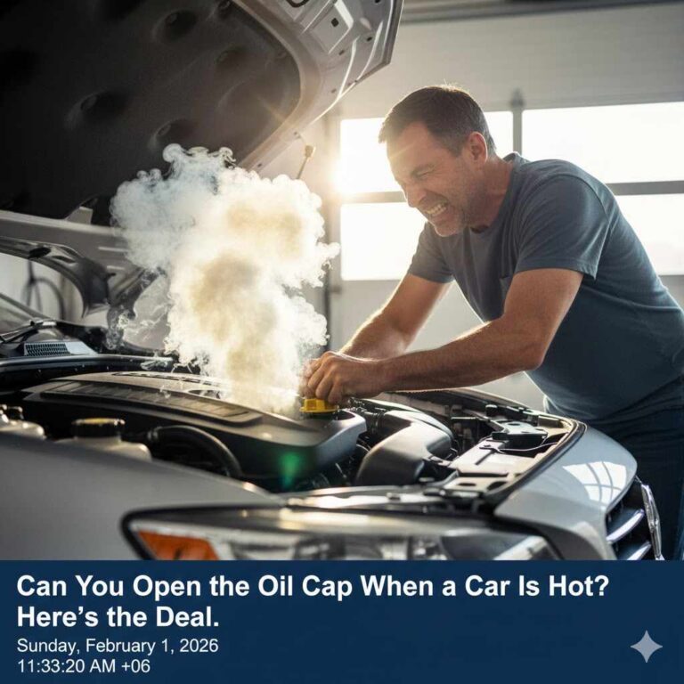 Can You Open the Oil Cap When a Car Is Hot