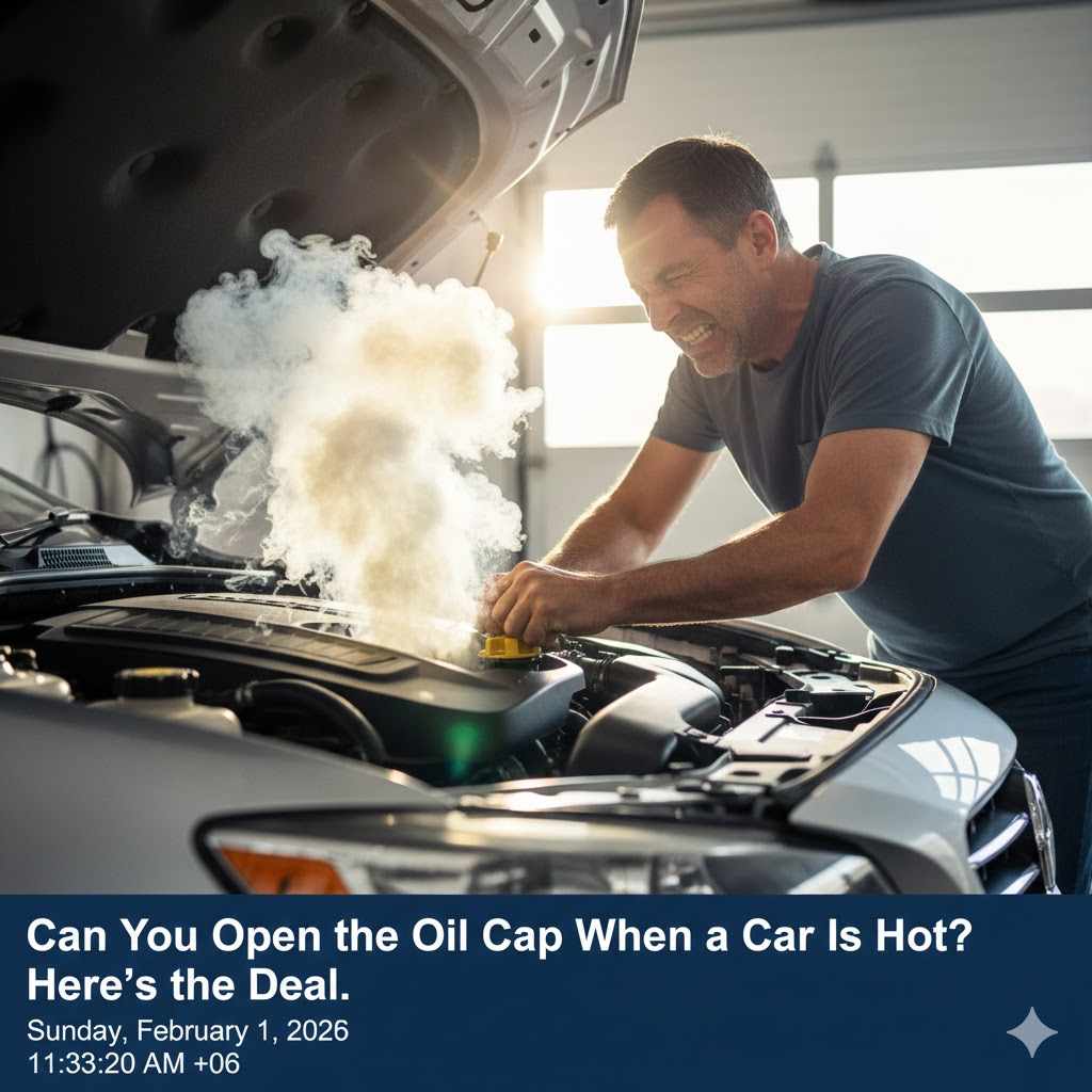 Can You Open the Oil Cap When a Car Is Hot