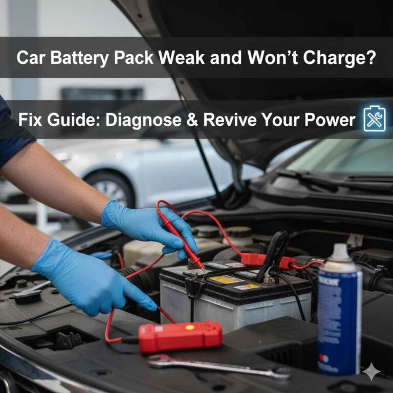 Car Battery Pack Weak and Won’t Charge