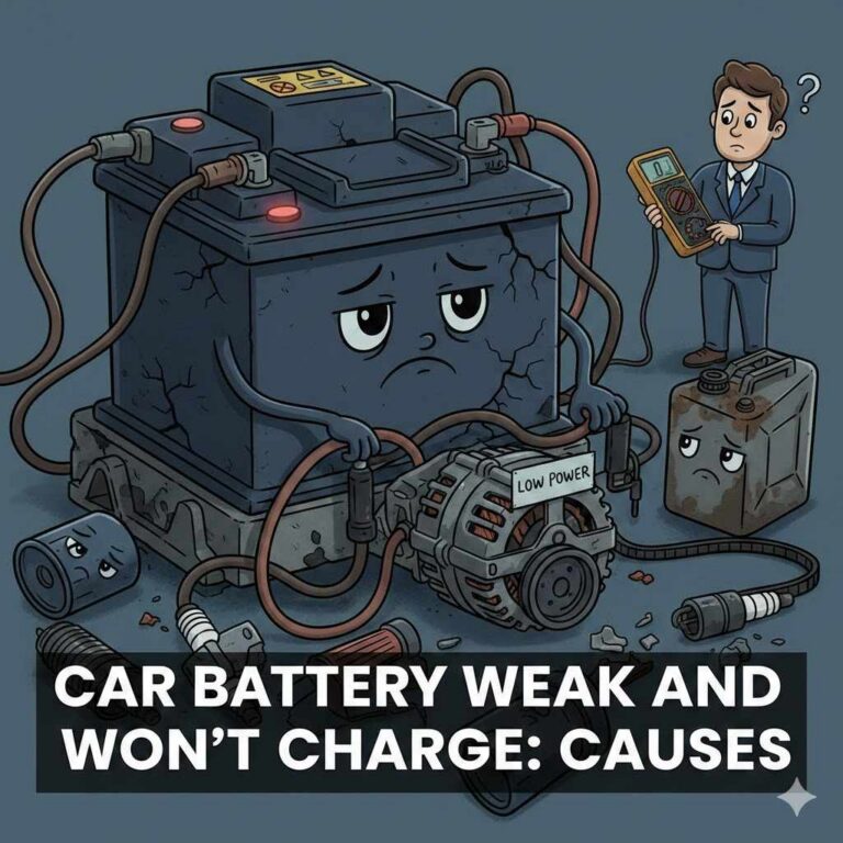 Car Battery Weak and Won’t Charge Causes