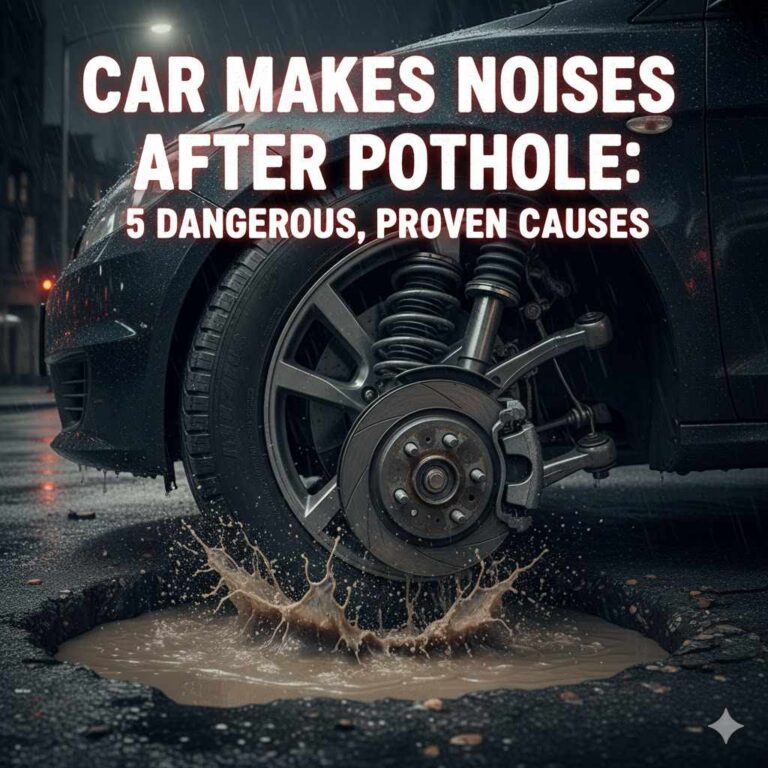Car Makes Noises After Pothole