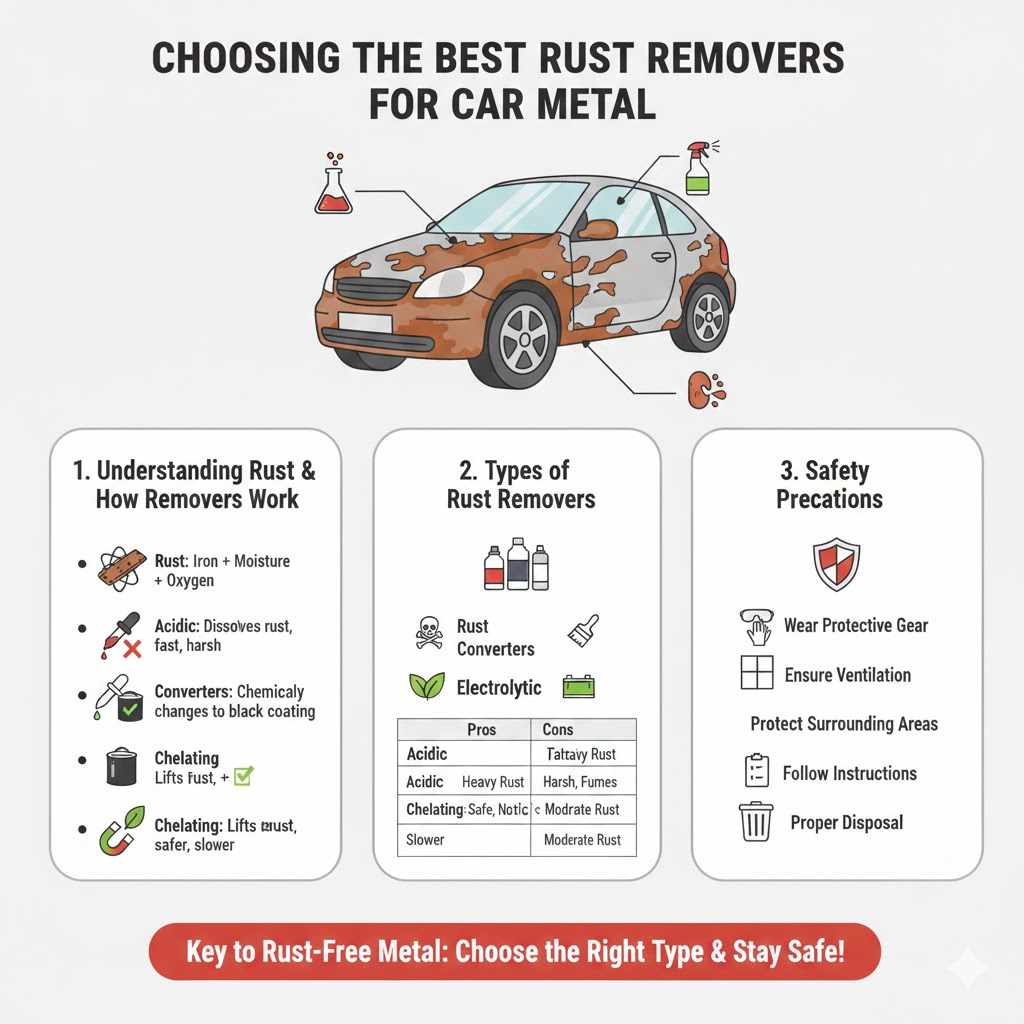 Choosing Best Rust Removers That Eat Rust Off Car Metal
