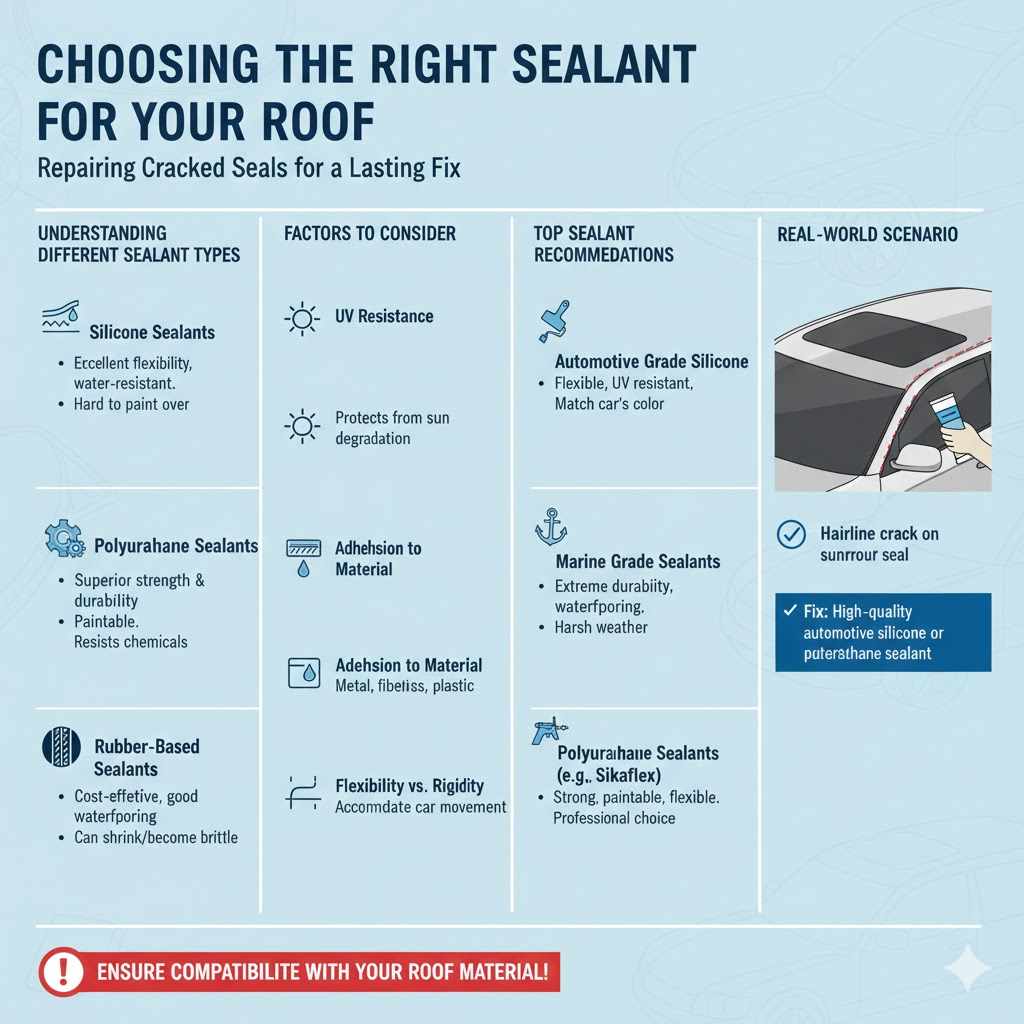 Choosing the Right Sealant for Your Car Roof

