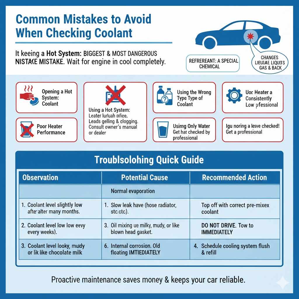 Common Mistakes to Avoid When Checking Coolant