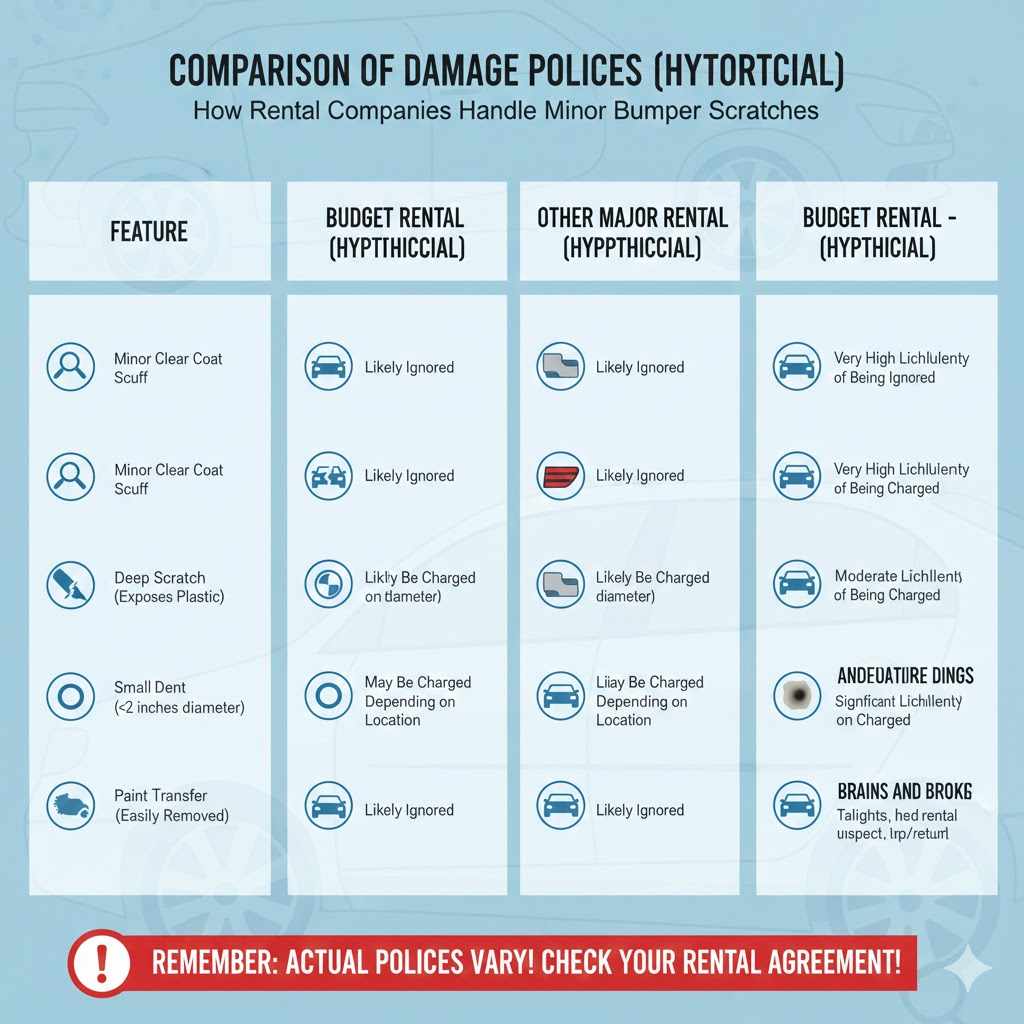 Comparison of Damage Policies