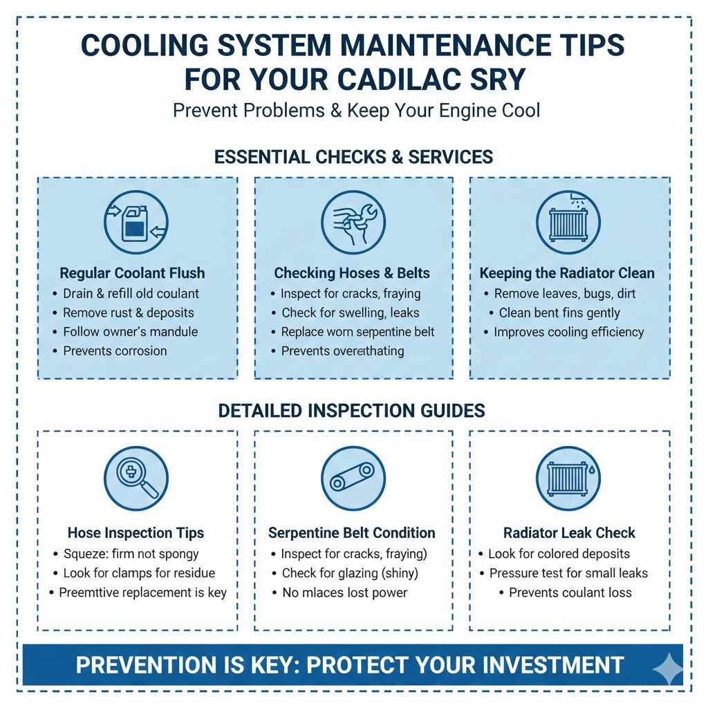 Cooling System Maintenance Tips for Your Cadillac SRX

