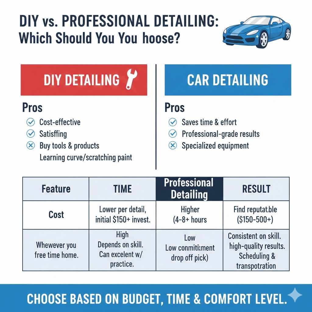 DIY vs. Professional Detailing