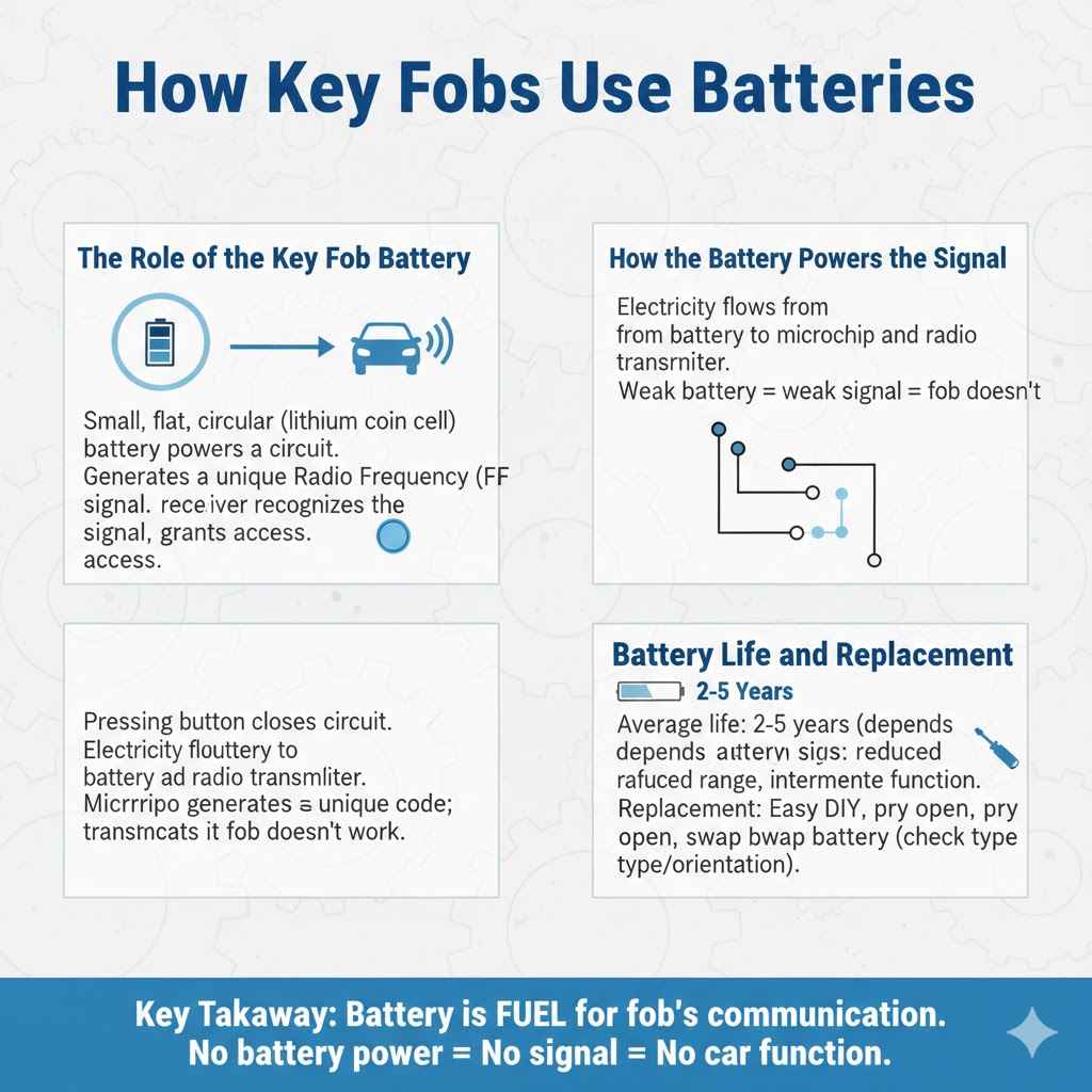 How Key Fobs Use Batteries