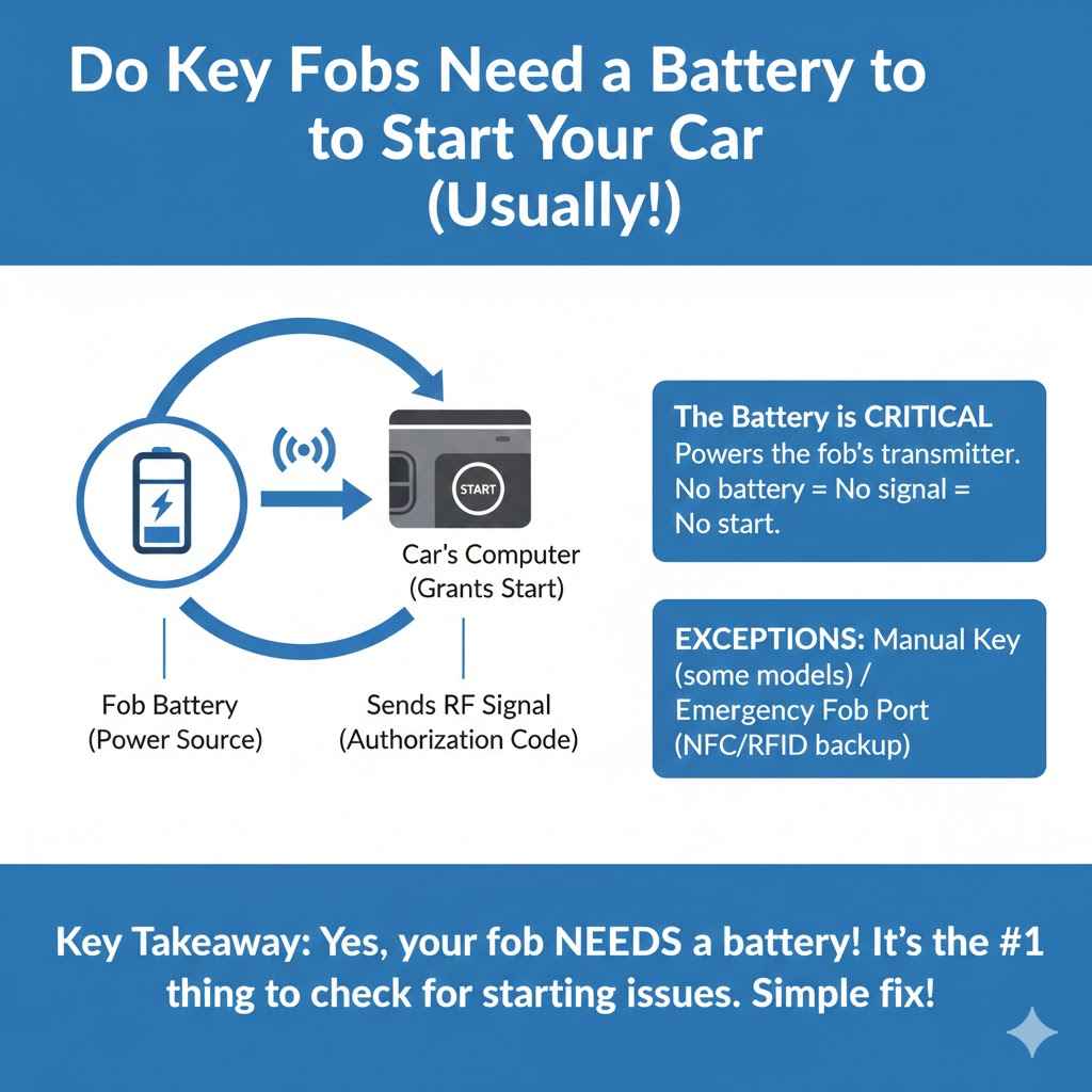 Do Key Fobs Need a Battery to Start Your Car