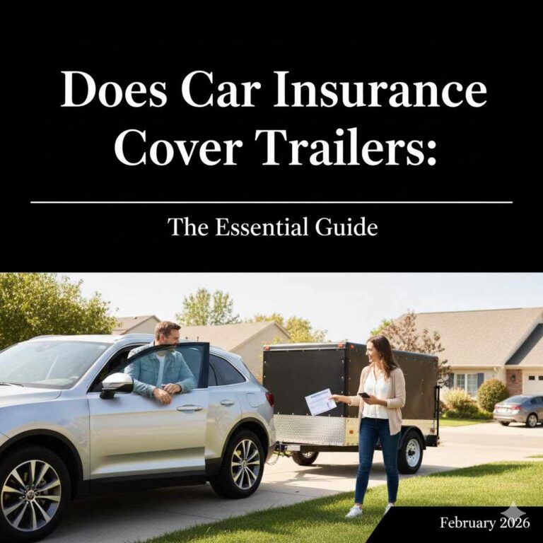 Does Car Insurance Cover Trailers